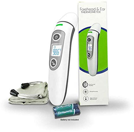 Baby Thermometer for Fever Forehead and Ear Thermometer, Digital Infrared Temporal Thermometer for Fever, Instant Accurate Reading for Baby Kids and Adults