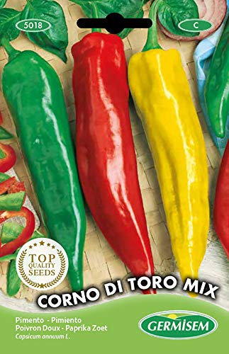 Germisem graines Poivron doux CORNO DI TORO MIX