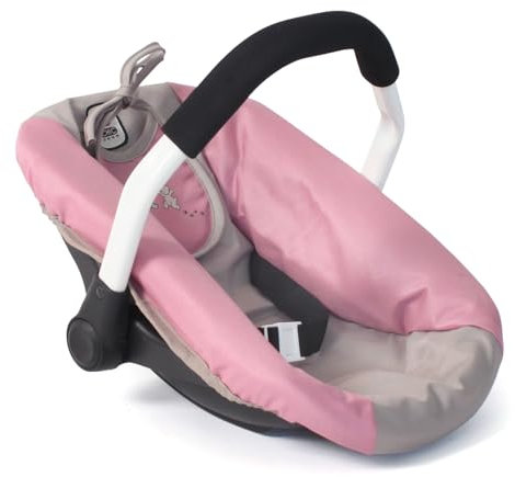Bayer Chic 2000 708 36 Puppen-Autositz für Baby-Puppen, Puppentrage, Bärchen, Rosa