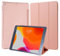 4UBonLife Custodia per iPad 9a/8a/7a Generazione 10,2 Pollici 2021/2020/2019, Smart Cover Protettiva Rigida Custodia Sottile e Leggero con Retro Traslucido per iPad 7/8/9, Oro Rosa