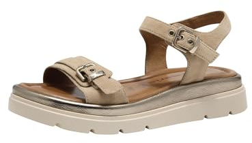 Tamaris Damen 1-28700-44, Sandalias con cuña Mujer, marrón, 40 EU
