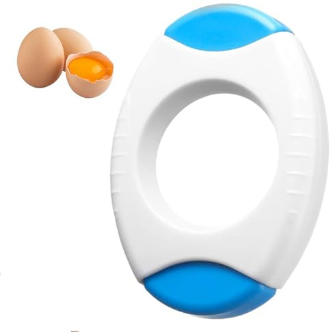 Abridor de cáscaras de huevo, pelador de huevos duros, utensilios de cocina, herramientas, pelador de huevos para cortar rápidamente la parte superior de los huevos cocidos (azul)