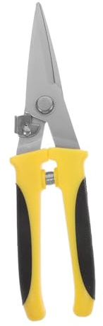 SOPOTUTU Cisailles à Métaux Antidérapantes Acier Inoxydable Coupe Tôle Multifonction Outil de Découpe Manuel Ergonomique avec Poignée Coupe Précision pour Jardinage et Bricolage