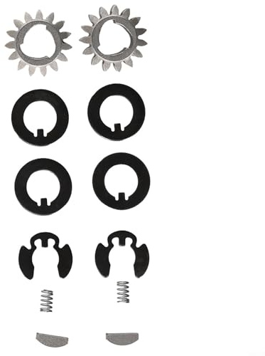 Pumixiy Kit de reconstrucción de tracción para cortacéspedes Toro, juego de engranajes de rueda trasera con piñón 105-3040 y arandela de empuje 105-6840, kit de reparación de repuesto para cortacésped