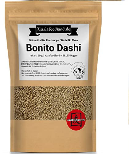 Asiafoodland - Bonito Dashi - Würzmittel für Fischsuppe - Dashi No Moto Pulver, 1er Pack (1 x 60 g)