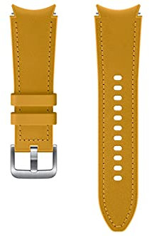 Samsung Hybrid-Lederband – offizielles Watch Armband – 20 mm – S/M – Senf