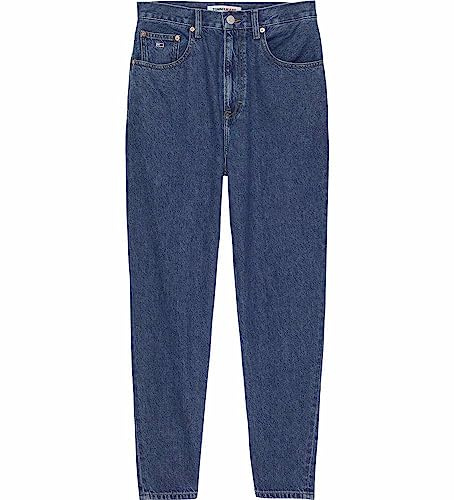 Tommy Jeans Damen Jeans Hose Mom Jeans High Rise, Blau (Denim Medium), 32W/30L