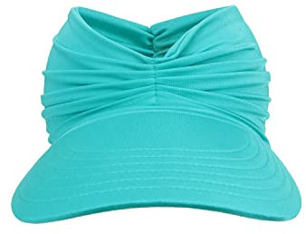 YSTrillion Visor Hat,Sonnenhut Damen Sonnenschutz Strandhut Breite Krempe Sonnenmütze mit UV-Schutz für Sport Golf Tennis Outdoor Strand 56-65CM(Grün)