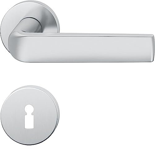 FSB Drückergarnitur 12 1267 ASL auf Rosette BB, Edelstahl matt