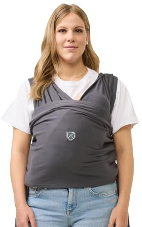 Koala Babycare Babytragetuch - Einfach anzuziehen - Elastisches Tragetuch bis zu 15 kg - Verstellbar und Unisex