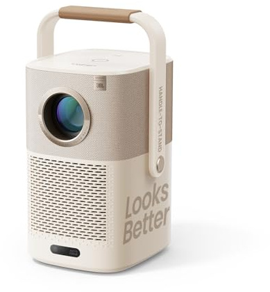 【Sound by J&Built-in Battery】 WiFi Bluetooth,Yaber T2 Proyector Full HD 1080P Nativo,Auto Enfoque/Keystone,2,5H Vídeo Proyector Cine en Casa/Exterior para Movil/iOS/Android (Looks)