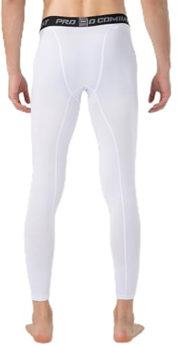 Towintec Legging Sport pour Homme Running Collant de Compression Séchage Rapide Léger Respirant Baselayer Long Pantalon de Course Tight Caleçons Fitness Basketball Gym