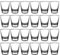 24 PCS Bicchierini da Liquore, 35ml/3cl Bicchierini Shot a Base Spessa, Piccoli Bicchieri in Vetro, Lavabili in Lavastoviglie, Bicchieri Amaro, per Tequila Whisky, Gin, Vodka