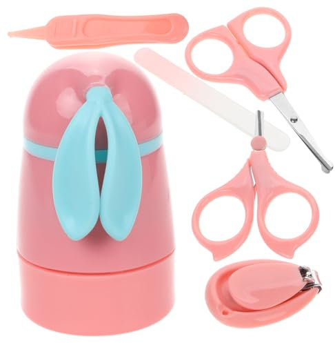 TOYANDONA Elektrischer Babynageltrimmer Mit Feile Knipser Und Schere Für Neugeborene Und Kleinkinder Inklusive Pinzette Und Nagelpflege Sichere Maniküre