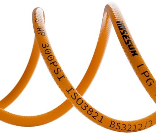 8mm (5/16) ID Propane Butane Gas Hose Pipe LPG Camping Caravan BBQ Gas Bottle 3 Metre