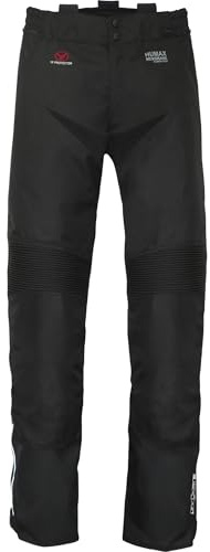 Büse Rider wasserdichte Motorrad Textilhose, schwarz, Short 31