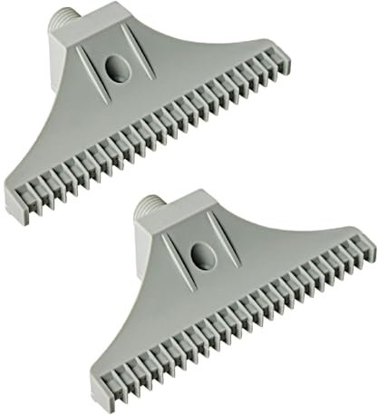 2 boquillas de viento soplado, orificio de boquilla de aire plano de rosca macho G1/4, accesorio de compresor de aire para eliminación de polvo, secado al aire