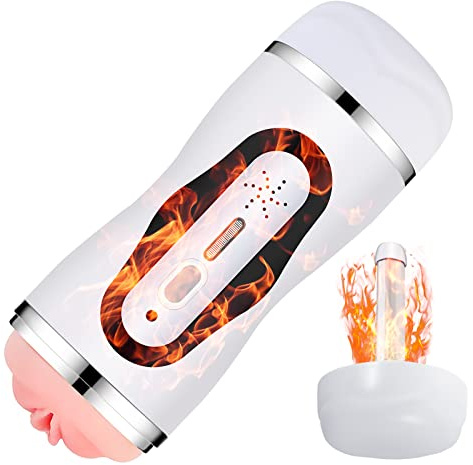 Masturbádores Masculino Más Vendido Juguetes Sexuale - 3D Vagina Masturbádores Real Juguete Masculino Bomba de Pene con 10 Modos de Vibración Vibradorador Penis Calefacción Vagina Sex Toýs Male