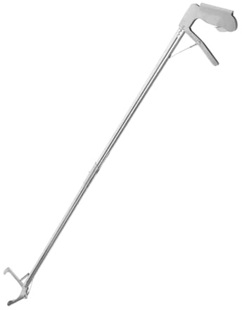 ANDRESLAD Folding Snake Catcher Clamp 1.2m Lock Anti-slip Stainless Steel Snake Stick Grabber for Garden and Wildlife Handling