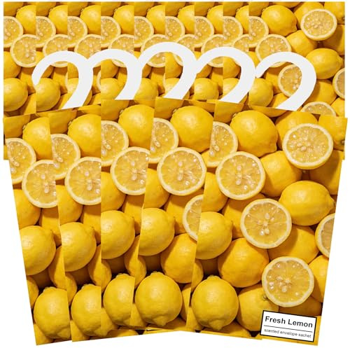 14PCS Profuma Armadio Vestiti, Auto Profumatore Armadio e Cassetti, Scarpiera Deodorante Armadio Profumatori, Anti Umidità Sacchetti Profumati per Cassetti Armadio, Armadio Profumo Lavanda (Limone)