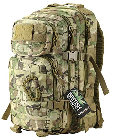 Zip Zap Zooom Army Military Tactical Combat Rucksack Backpack Bergen Molle Pack Bag All Terrain 28L