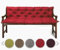 sunnypillow Bankauflage Stuhlkissen Bankkissen 120 x 40 x 40 cm Sitzkissen und Rückenkissen für Hollywoodschaukel Polsterauflage Auflage für Gartenbank viele Farben und Größen zur Auswahl Rot