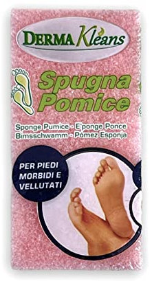 Derma Kleans Spugna Pomice per Piedi Morbidi e Vellutati