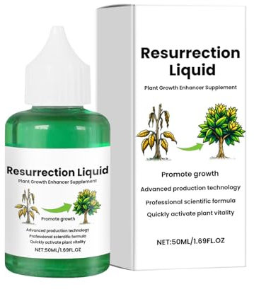 Alimenti per piante, alimenti per piante da interni, Alimento liquido per la resurrezione vegetale 50 ml, Flower Resurrection Liquid, Resurrection Food naturale, ad azione rapida, Soluzione Resurrecti