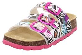 Superfit Weiblich FUSSBETTPANTOFFEL Weiß/Mehrfarbig 1100