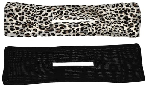 Alipis Accesorios Cabello Moño Lazo, Diadema de Fibra de Poliéster Negra, Fácil de Usar, Adecuado para Uso Diario y Concursos, Pack de 2 Unidades