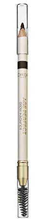 L'Oréal Paris Augenbrauenstift mit Bürste für definierte Augenbrauen, Age Perfect, Nr. 04 - Grau/Taupe Grey, 1 x 1 g