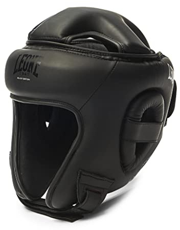 LEONE 1947, BLACK EDITION-Helm, Unisex-Erwachsene, Schwarz, M, CS431