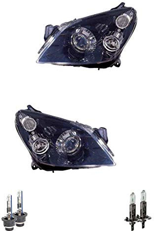 Xenon Scheinwerfer Set D2S/H1 für Astra H CC Caravan inklusive OSRAM Lampen mit Stellmotor LWR