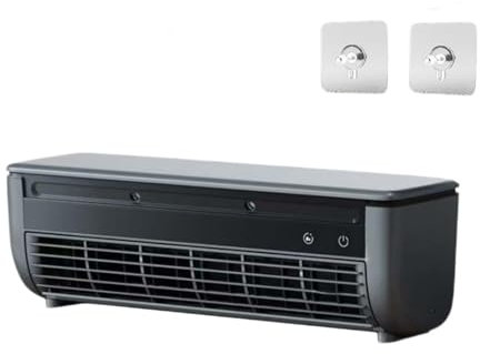 Wireless Charging Air Conditioner, Portable Wireless Air Conditioner, Aire Acondicionado De Pared, Mute Wall Mounted Air Conditioners, For Kitchen Bedroom Mini Air Cooler 3-Speed (Black)