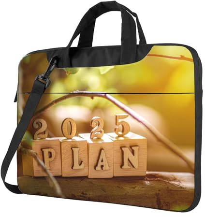 Salelf Action Plan 2025 for 360 Protection Laptop Bag for 13-15.6 Inch, Business Messenger Briefcase