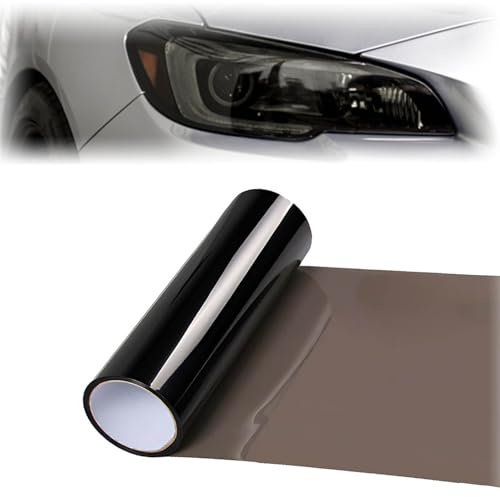 120x30cm Pellicola per fari, pellicola oscurante nera per auto, pellicola adesiva per fari e luci posteriori in vinile, pellicola oscurante trasparente per luci di nebbia e luci posteriori dell'auto