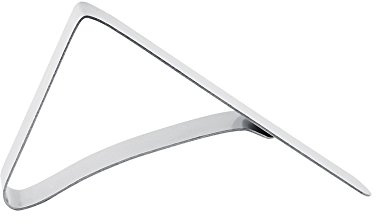 AMONIDA Pinces à Nappe en Acier Inoxydable, Durables et Faciles à Utiliser pour éviter de Glisser pour Les Pique-niques et Les Fêtes 7,4 X 4,3 Cm (Silver)