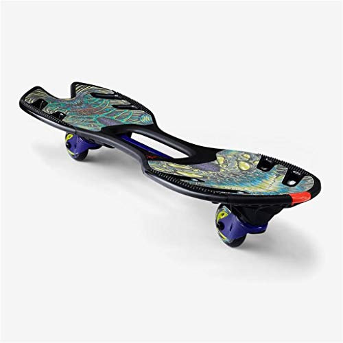 LZY YEENUO Tabla de Olas cóncavas Monopatín cóncavo Tabla de Surf Street Surf Tabla Antideslizante Tabla de Olas Street Surf Tabla de Tabla Waveboard Ruedas PU