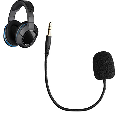 kwmobile Ersatz Kopfhörer Mikrofon kompatibel mit Turtle Beach Stealth 400 / 420x / 450/520 / Recon 50x / 50p / 60p Headset - Gaming Headphones Mikrofon mit 3,5 mm Klinkenstecker - Schwarz