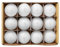 Pack de 12 Velas Flotantes Decorativas - Ideal para Bodas, Fiestas de Piscina y Decoración Navideña, 4 Horas de Duración, Sin Perfume, Fabricación Europea, 45mm - Blanco
