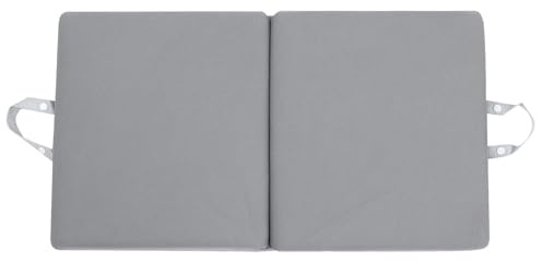EPIGEIST Coussin de Genoux en Mousse Épaisse Gris, Tapis de Jardinage pour Genoux, Protège-Genoux Multifonction pour Yoga, Travaux Ménagers et Salle de Bain, Confortable et Léger
