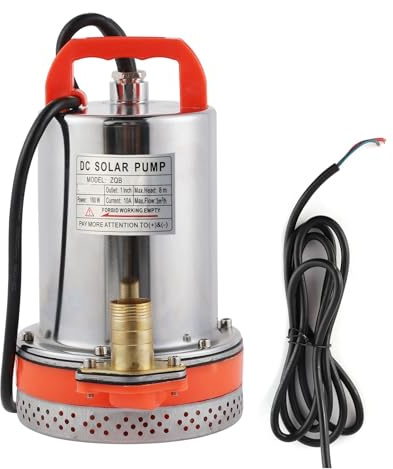 Hydraulisk Utrustning Dränkbar Pump Litet Batteri Solcellspoolrengöring 8 Meter 2,1 Kabel HöGeffektiv DräNering