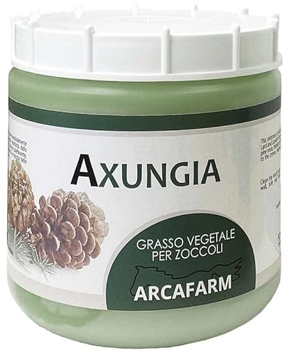 Grasso per Zoccoli Cavalli 1 lt, Verde, unguento per crescita riparazione protezione e cura dello zoccolo dei cavalli, stalloni, puledri, fattrici, pony, shetland, asini, 100% Made in Italy