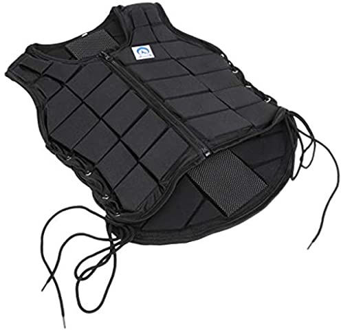 INVEES Gilet d'équitation durable et respirant en EVA pour femme Taille M