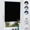 Grandekor Verdunklungsrollo ohne Bohren Schwarz 100x120cm(Stoffbreite 96cm) Rollos für Fenster ohne Bohren & mit Bohren,Verdunkelungsrollo Thermorollo Klemmrollo Fensterrollo verdunkelung