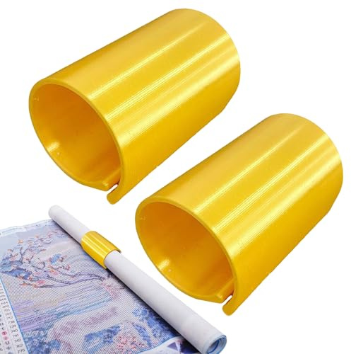 Hayaww Diamant Malerei Leinwand Rollhelfer Diamant Art Painting Leinwand Ringe Diamant Painting Halter Diamond Painting zubehör Helfer für die Leinwandrolle für ordentliche Aufbewahrung (A)