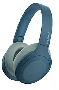Sony WH-H910N kabellose High-Resolution Kopfhörer (Noise Cancelling, Bluetooth, Quick Attention Modus, bis zu 40 Std. Akkulaufzeit, Headset mit Mikrofon für Telefon & PC/Laptop) blau