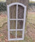 Großes Fenster Sprossenfenster Dekorahmen abgerundet Holz grau-Shabby 112 cm