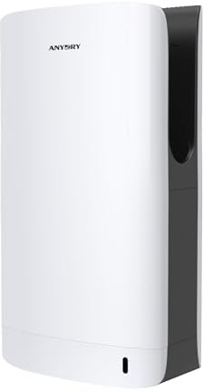 anydry 2065 Doppelseitiger Händetrockner HEPA Filter Effizient ABS Weiß