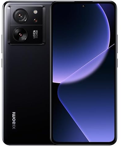 Xiaomi Mi Téléphone portable 13T Pro, 12 + 512 Go, sans contrat, écran AMOLED CrystalRes 144 Hz, 5000 mAh, 120 W, objectif professionnel HyperCharge Leica, noir (Reconditionné)